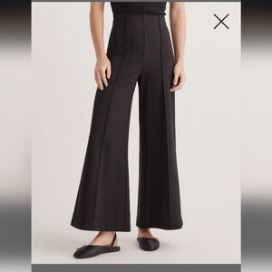 Quince ultra stretch super Wide-Leg Women's Pants & Top Set Navy XS